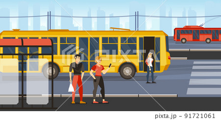 Public Transport People Composition Public Transport People Composition 91721061