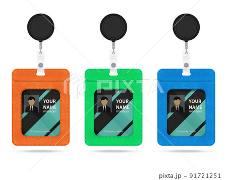 Realistic Badge Cards Set Realistic Badge Cards Set 91721251