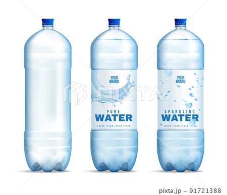 Water Bottle Mockup Set 91721388