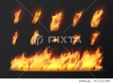 Realistic Fire Set 91721390