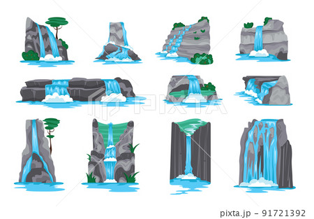 Waterfall Horizontal Set 91721392