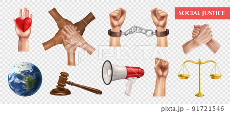Social Justice Transparent Set Social Justice Transparent Set 91721546