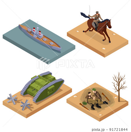 WWI Equipment Isometric 91721844