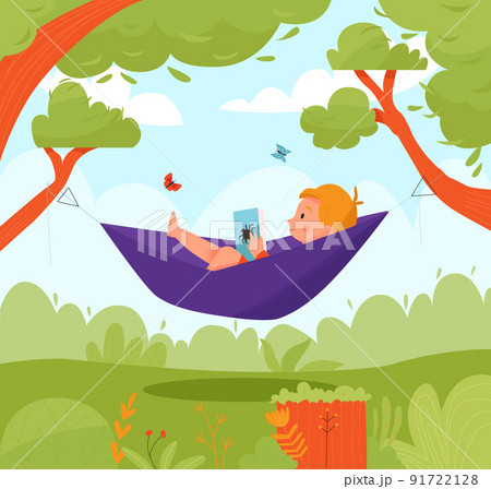 Summer Children Playing Activity Composition 91722128