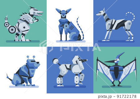 Animal Robots Compositions Set 91722178