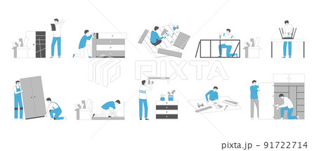 Assembling Furniture Flat Set 91722714