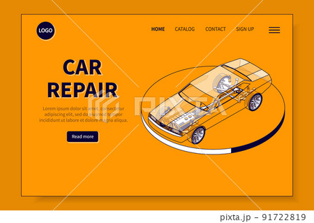 Car Repair Landing Page 91722819