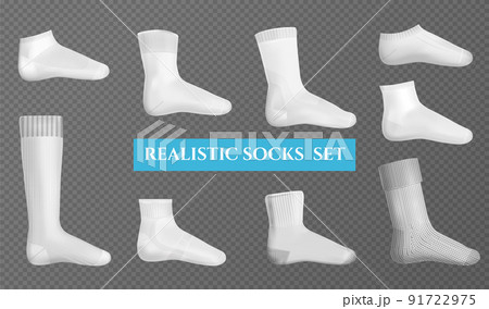 Socks Layouts Transparent Set 91722975