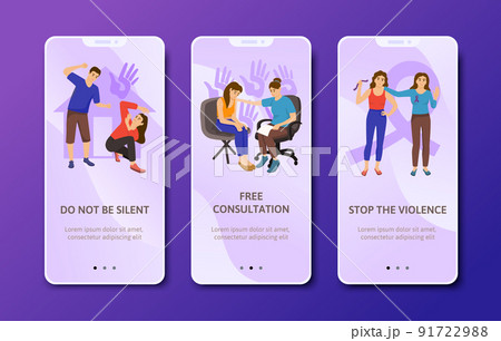 Domestic Violence Vertical Banners 91722988