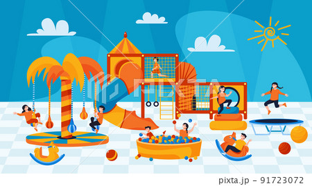 Children Playroom Illustration 91723072