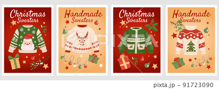 Handmade Christmas Poster Set 91723090