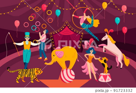 Circus Colored Composition 91723332