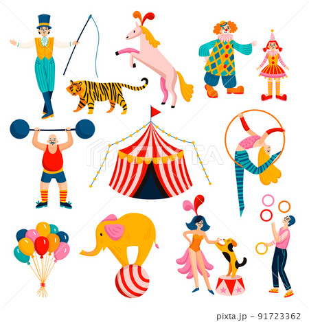 Circus Icon Set 91723362