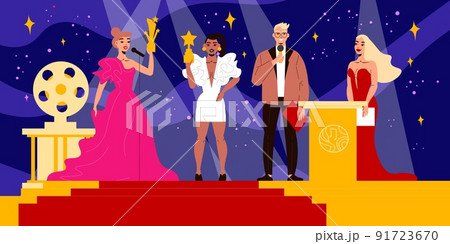 Film Awards Background Illustration 91723670