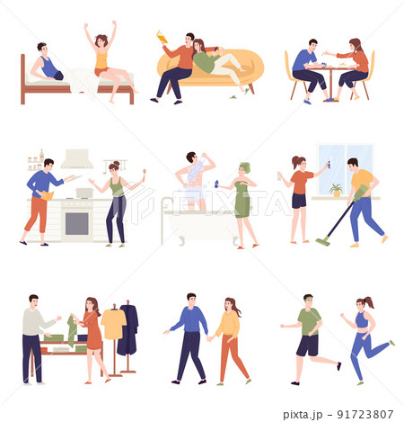 Couple Daily Life Set 91723807