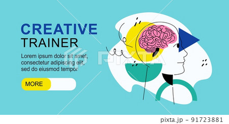 Creative Trainer Horizontal Banner 91723881