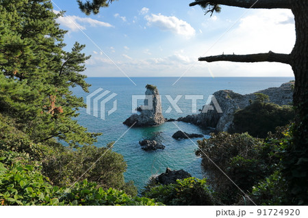 済州島 夏 海 91724920