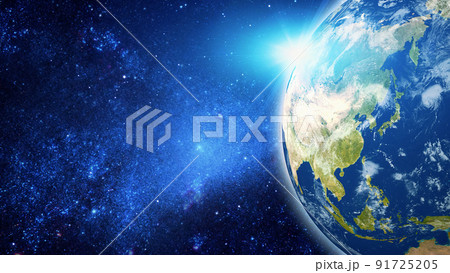 宇宙と地球 91725205