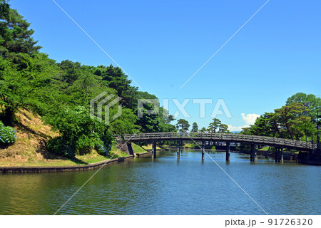 【新潟県上越市】高田城 本丸と二の丸を結ぶ極楽橋 【新潟県上越市】高田城 本丸と二の丸を結ぶ極楽橋 91726320
