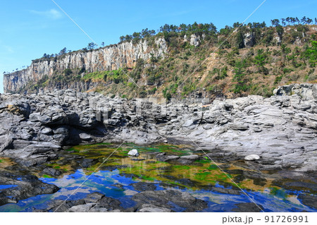 済州島 夏 海 91726991