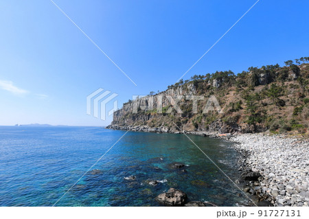 済州島 夏 海 91727131
