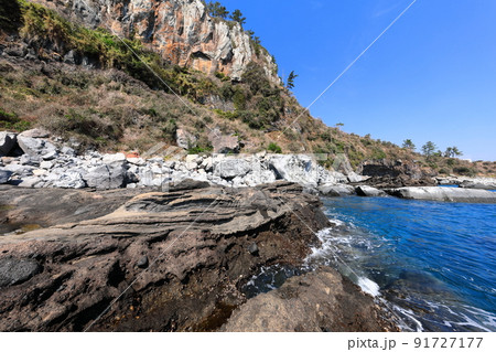 済州島 夏 海 91727177