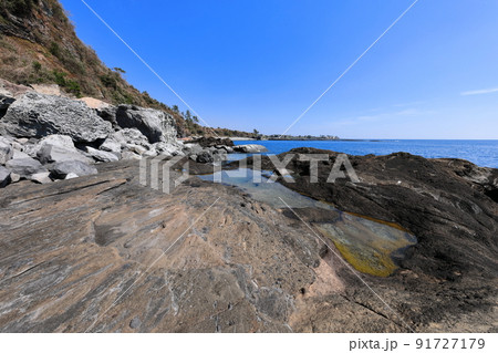 済州島 夏 海 91727179