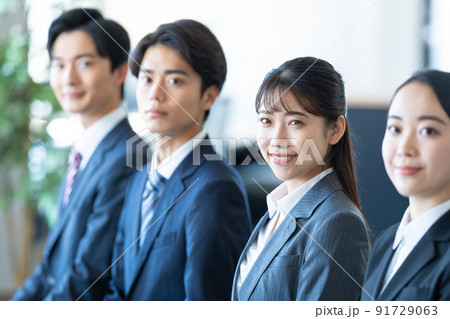 面接　就活　大学生 91729063