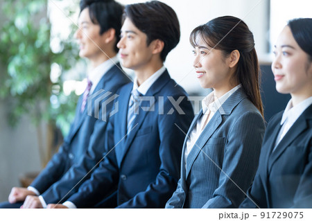 面接　就活　大学生 91729075