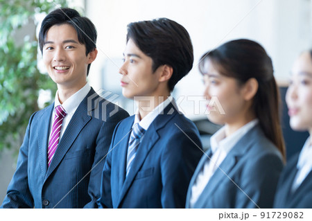 面接　就活　大学生 91729082