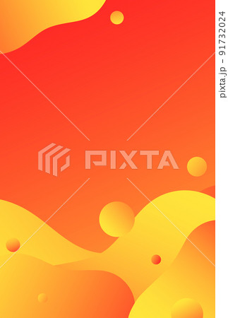 Vector material_wave_red - Stock Illustration [91732024] - PIXTA