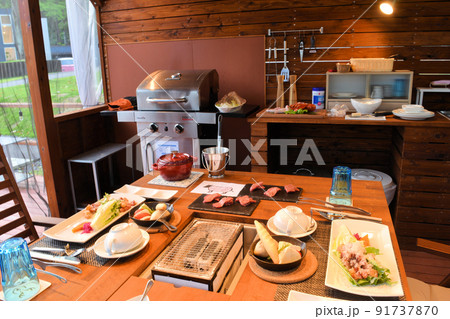 本格グリルでBBQ 91737870