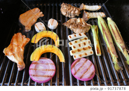 本格グリルでBBQ 91737878