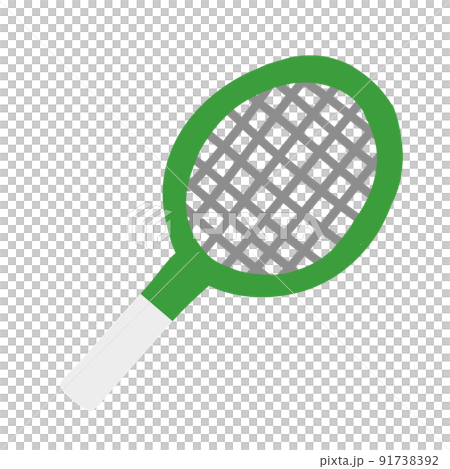 Tennis racket green 91738392