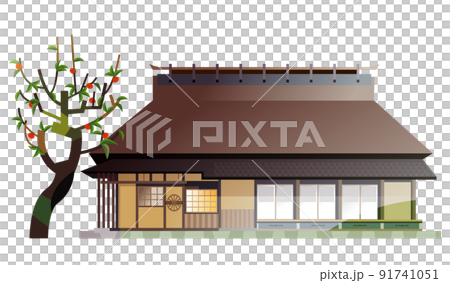 An old folk house that weaves the beautiful four seasons of Japan. I expressed the gentle taste of Japanese houses. As a background or wallpaper An old folk house that weaves the beautiful four seasons of Japan. I expressed the gentle taste of Japanese houses. As a background or wallpaper 91741051