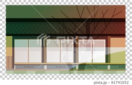An old folk house that weaves the beautiful four seasons of Japan. I expressed the gentle taste of Japanese houses. As a background or wallpaper An old folk house that weaves the beautiful four seasons of Japan. I expressed the gentle taste of Japanese houses. As a background or wallpaper 91741052