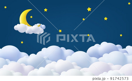 3d Good night and sweet dreams banner. 91742573