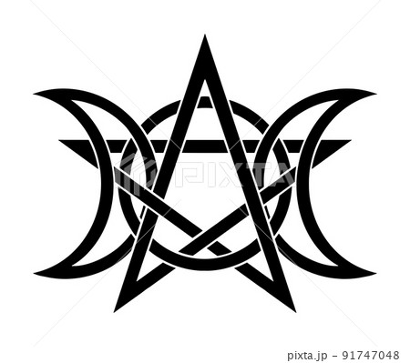 Triple Moon Pentagram Triple Moon Pentagram 91747048