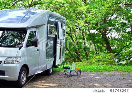 夏のお手軽オートキャンプ キャンピングカー 夏のお手軽オートキャンプ キャンピングカー 91748047