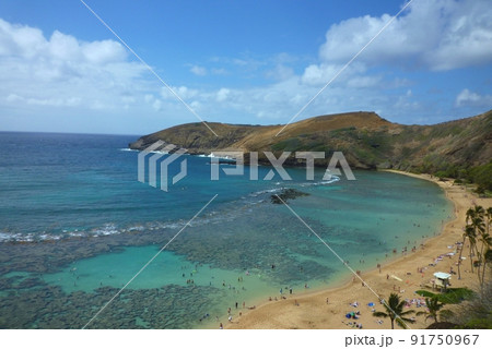 ハナウマベイ オアフ島 ハワイ ハナウマベイ オアフ島 ハワイ 91750967