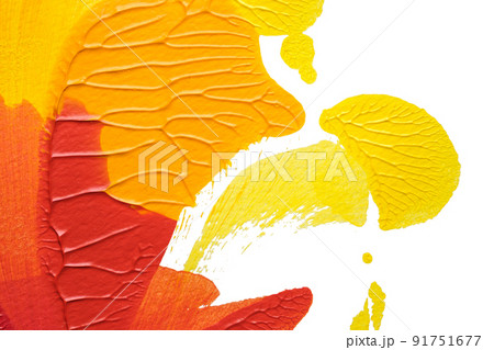 red yellow abstract acrylic painting color texture on white paper background by using rorschach inkblot method red yellow abstract acrylic painting color texture on white paper background by using rorschach inkblot method 91751677