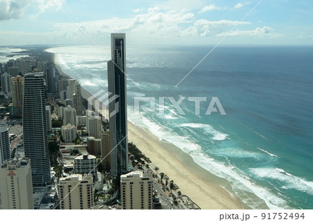 ゴールドコーストの展望台からの街並みの景色 ゴールドコーストの展望台からの街並みの景色 91752494