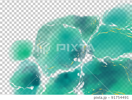 Watercolor marble texture fluid flow background painting luxury illustration 91754491