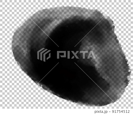 Black chinese japanese ink stroke painting...-插圖素材 [91754512] - PIXTA圖庫