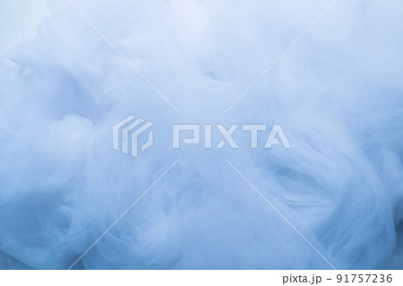 背景素材　白　white　ホワイト　チュール　BG　白背景　テキストスペース　背景　青　ブルー 91757236