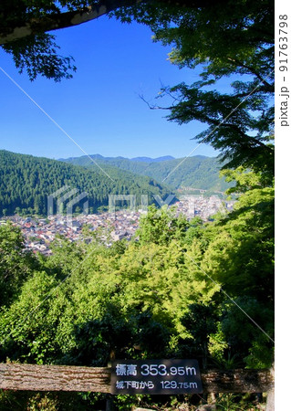郡上八幡城からの眺望（岐阜県・郡上市） 91763798