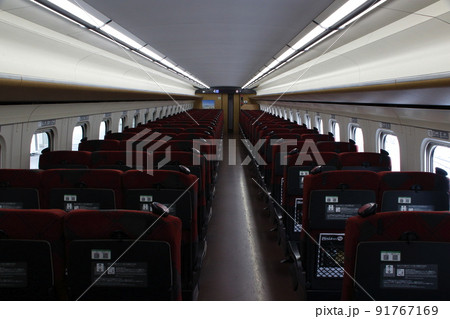 上越新幹線／北陸新幹線E7系（普通車：電車内） 91767169