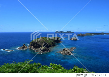 小笠原諸島　母島の小富士からの展望 91767624