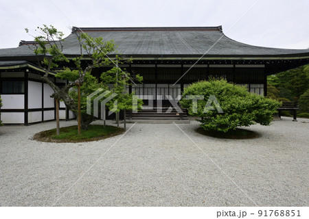 京都大宮御所　御常御殿と南庭 91768851
