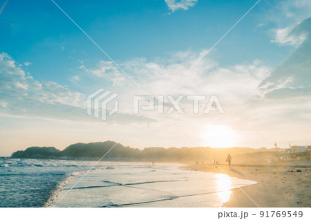鎌倉の夕景 鎌倉の夕景 91769549